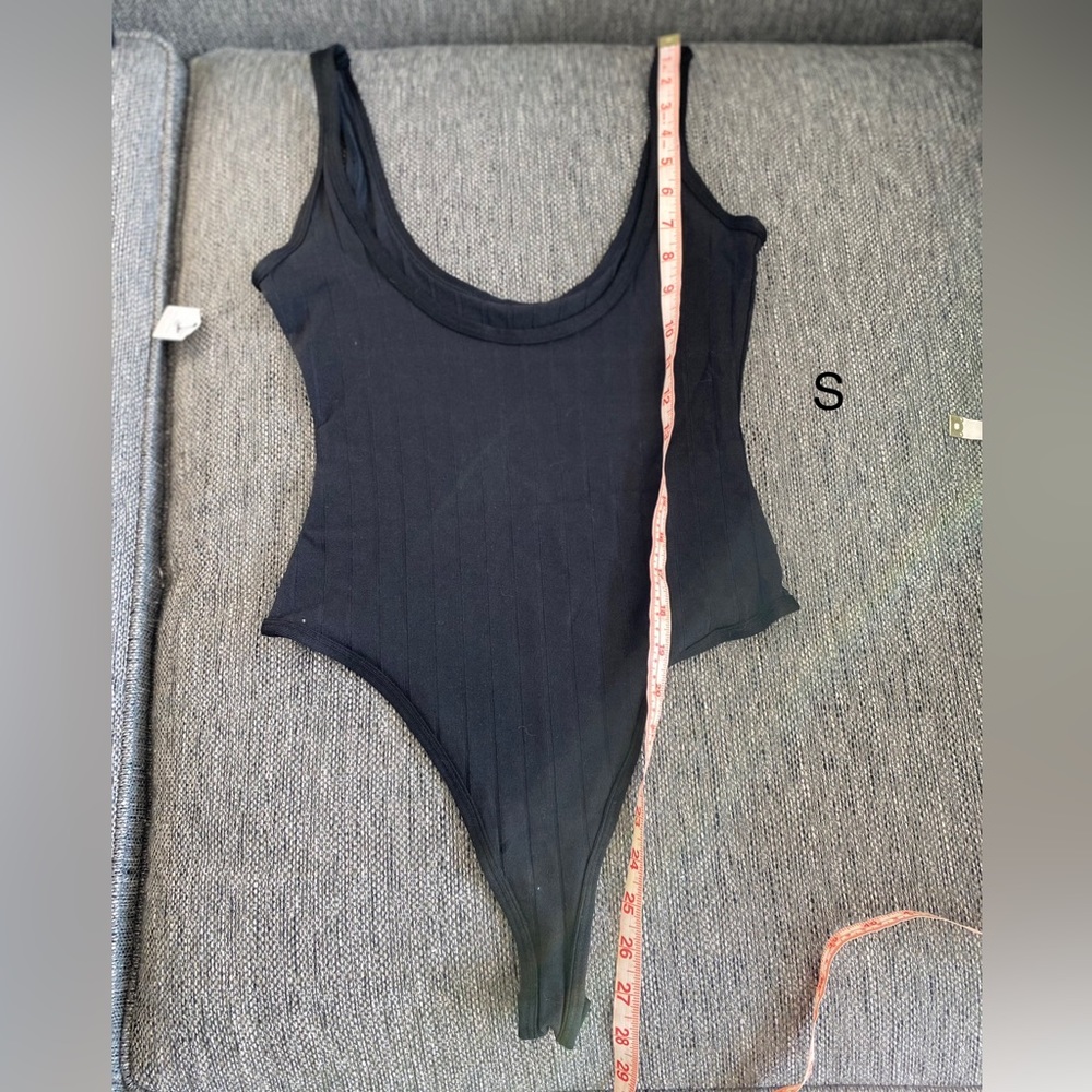 Black bodysuit ribbed small medium large NWT - Picture 10 of 16
